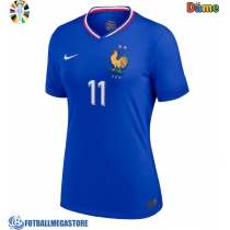 Fotballdrakt Dame Frankrike Ousmane Dembele #11 Hjemmedrakt EM 2024 Kortermet